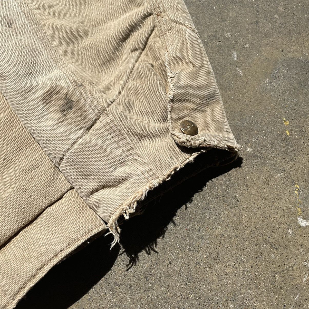 Carhartt Vintage 1980s Carhartt Detroit Jacket Blanket Lined Tan Size US L / EU 52-54 / 3 - 4 Thumbnail