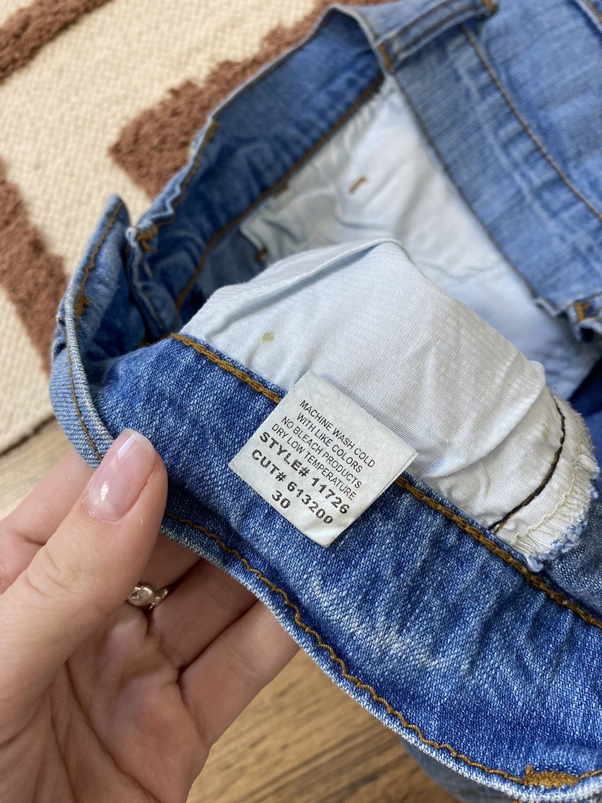 Juicy Couture VINTAGE JUICY COUTURE DENIM 2000s SKIRT Size 30" / US 8 / IT 44 - 5 Thumbnail
