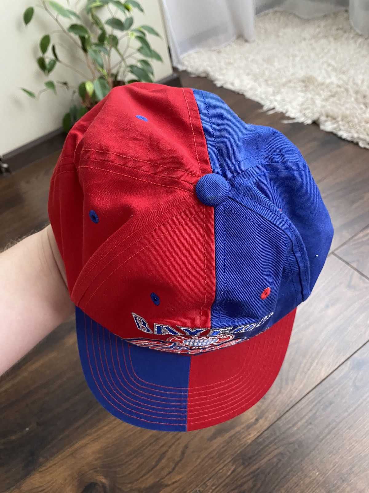 Vintage Vintage FC Bayern Munchen 90s Red Blue Baseball Cap Hat OS Size ONE SIZE - 3 Thumbnail