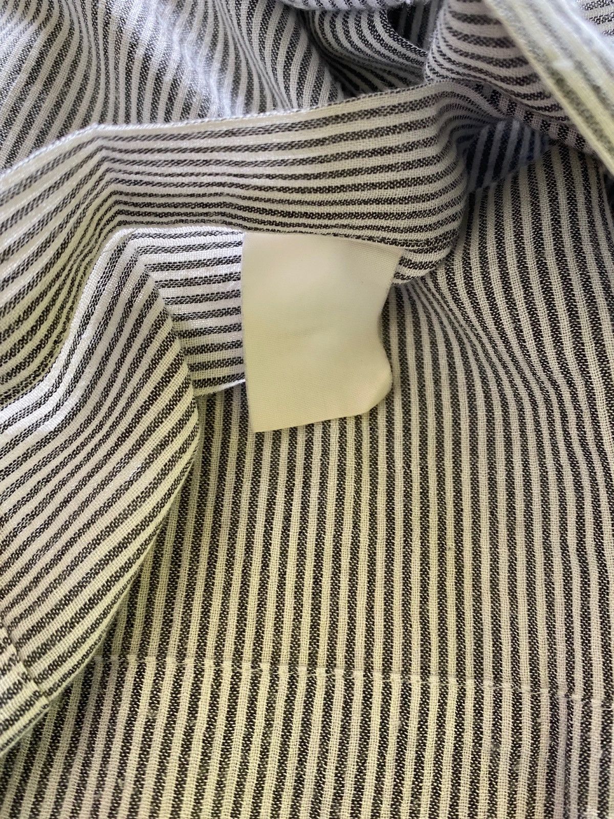 Issey Miyake MiyakeDesignStudio MandarinCollar LinenShirt Size US L / EU 52-54 / 3 - 3 Thumbnail