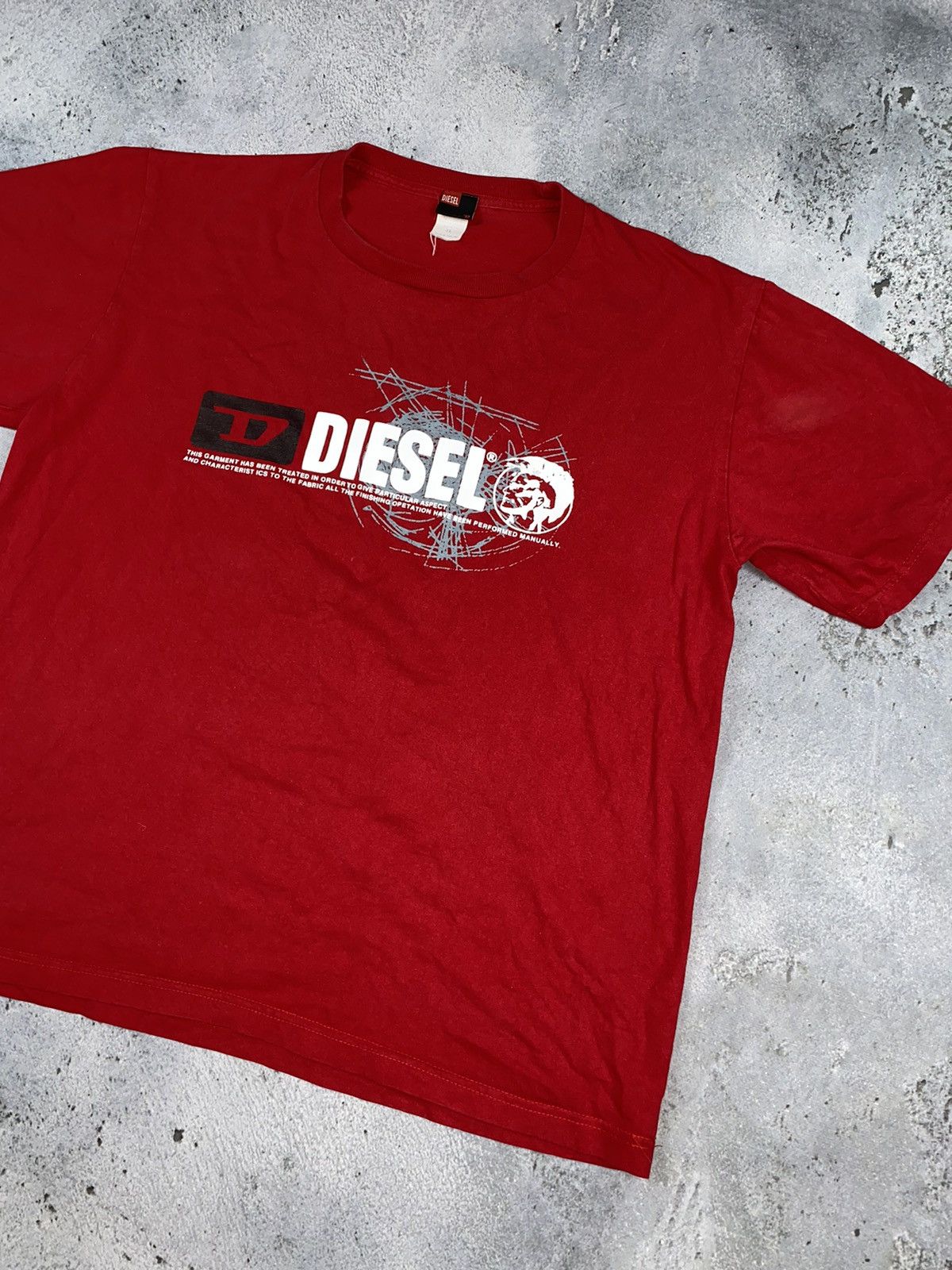 Diesel Diesel t shirt big logo vintage Rare Size US XL / EU 56 / 4 - 2 Thumbnail