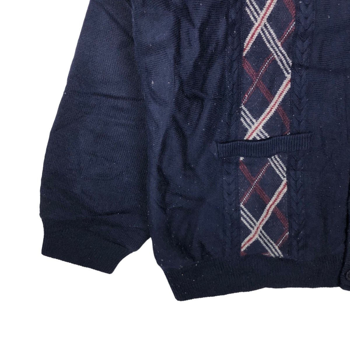 Japanese Brand VINTAGE CARDIGAN JACKET NAVAJO AZTEC DESIGN LINDBERGH JAPAN Size US L / EU 52-54 / 3 - 3 Thumbnail