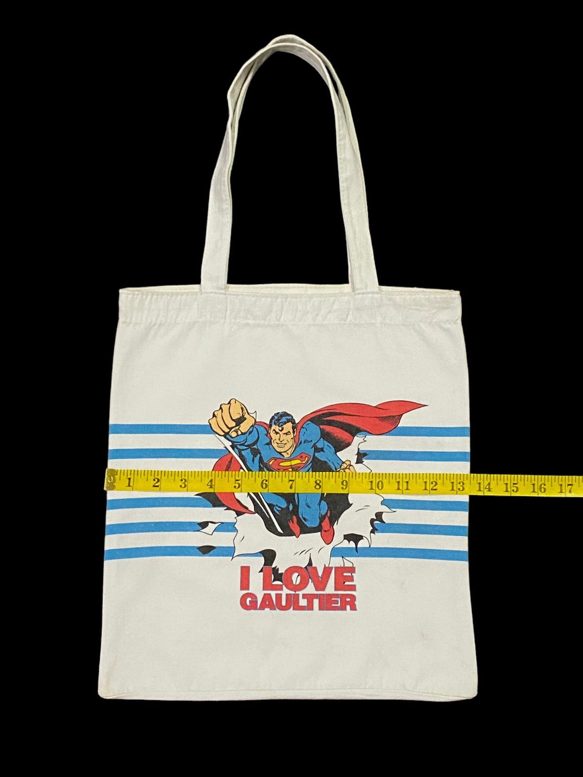 Jean Paul Gaultier Jean Paul Gaultier X Dc Comic “I LOVE GAULTIER” Tote Bag Size ONE SIZE - 8 Thumbnail