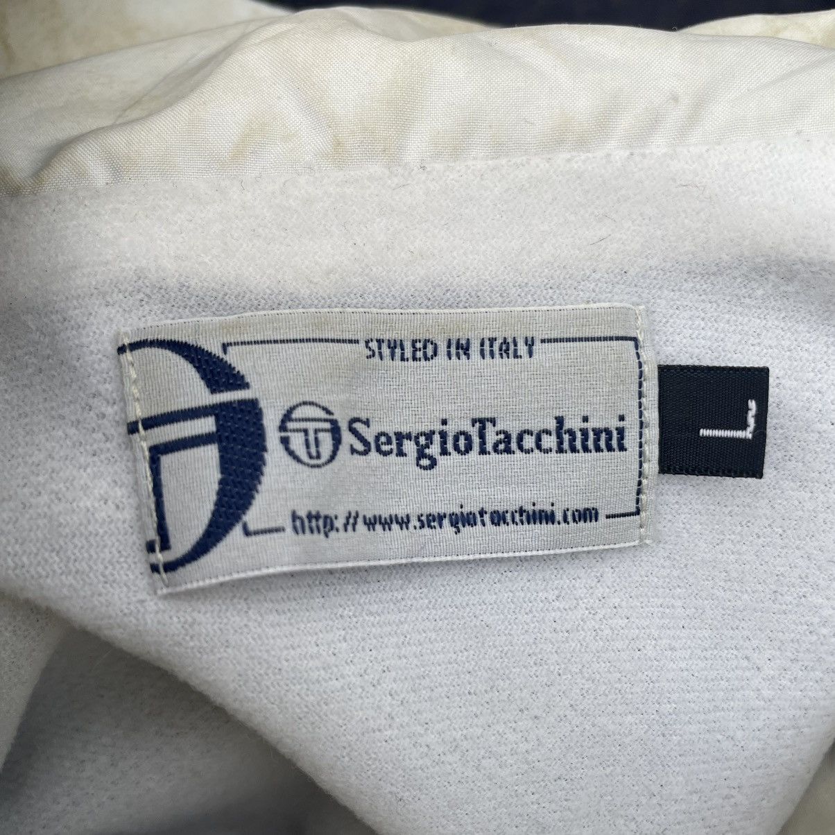 Sergio Tacchini × Vintage VINTAGE SERGIO TACCHINI EMBROIDERED SPELL OUT JACKET Size US L / EU 52-54 / 3 - 10 Thumbnail