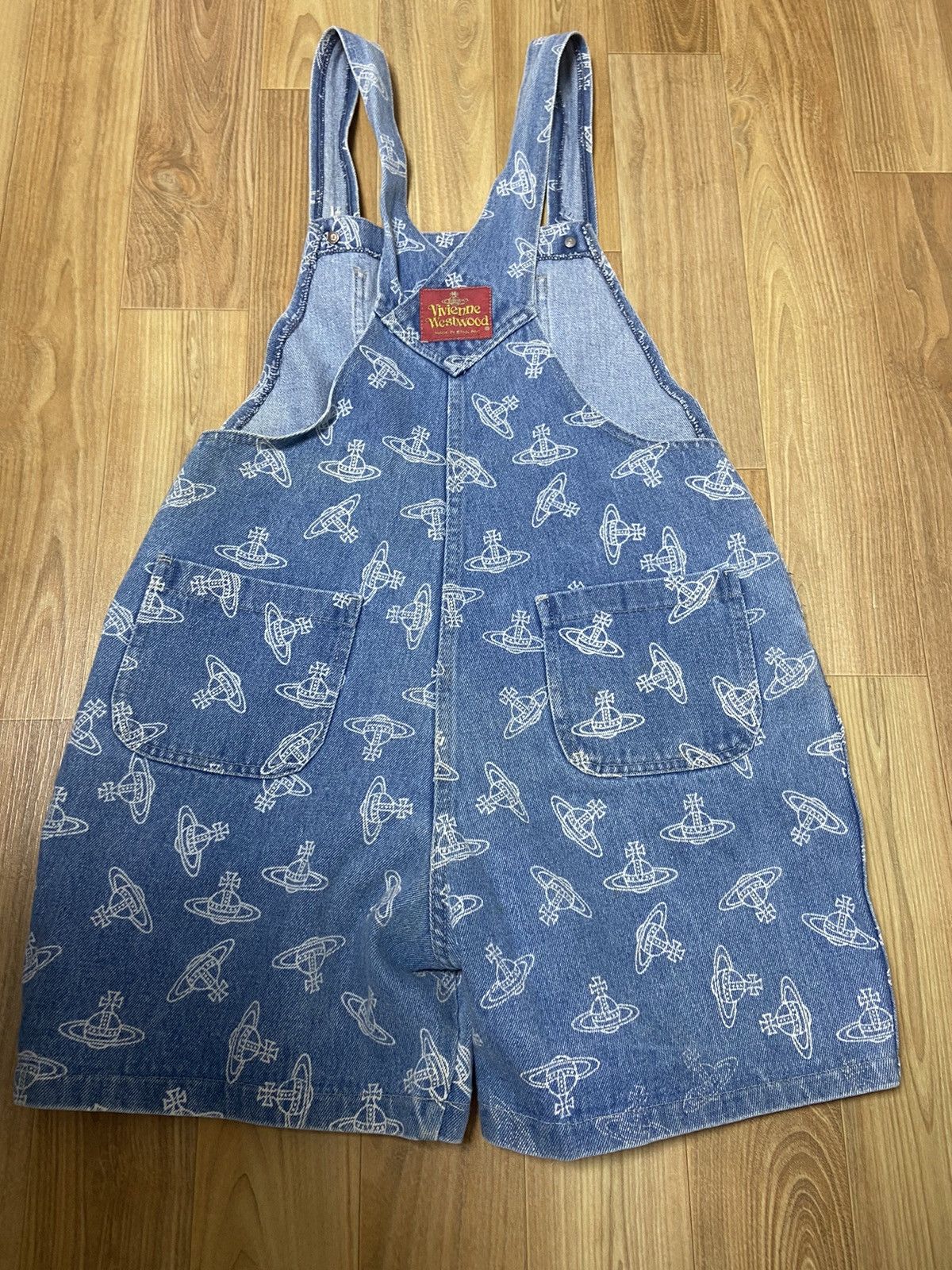 Vivienne Westwood Vivienne westwood VINTAGE 80s 90s Orb suspender denim pants Size US 29 - 2 Thumbnail