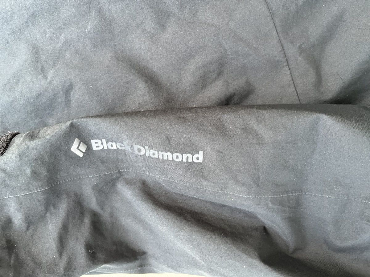 Black Diamond Women’s Black Diamond Black Rain Jacket Ski Shell Small Size S / US 4 / IT 40 - 3 Thumbnail