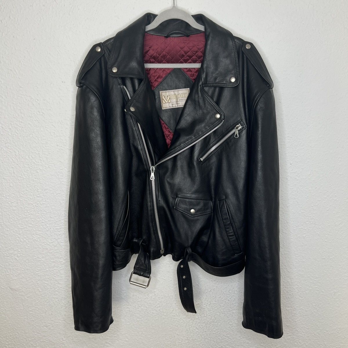 Vintage Vintage Leather Jacket Ramones Biker Moto Riders Punk Y2K | Grailed