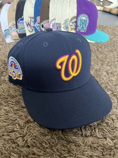 washington nationals hat 7 5/8 Tan