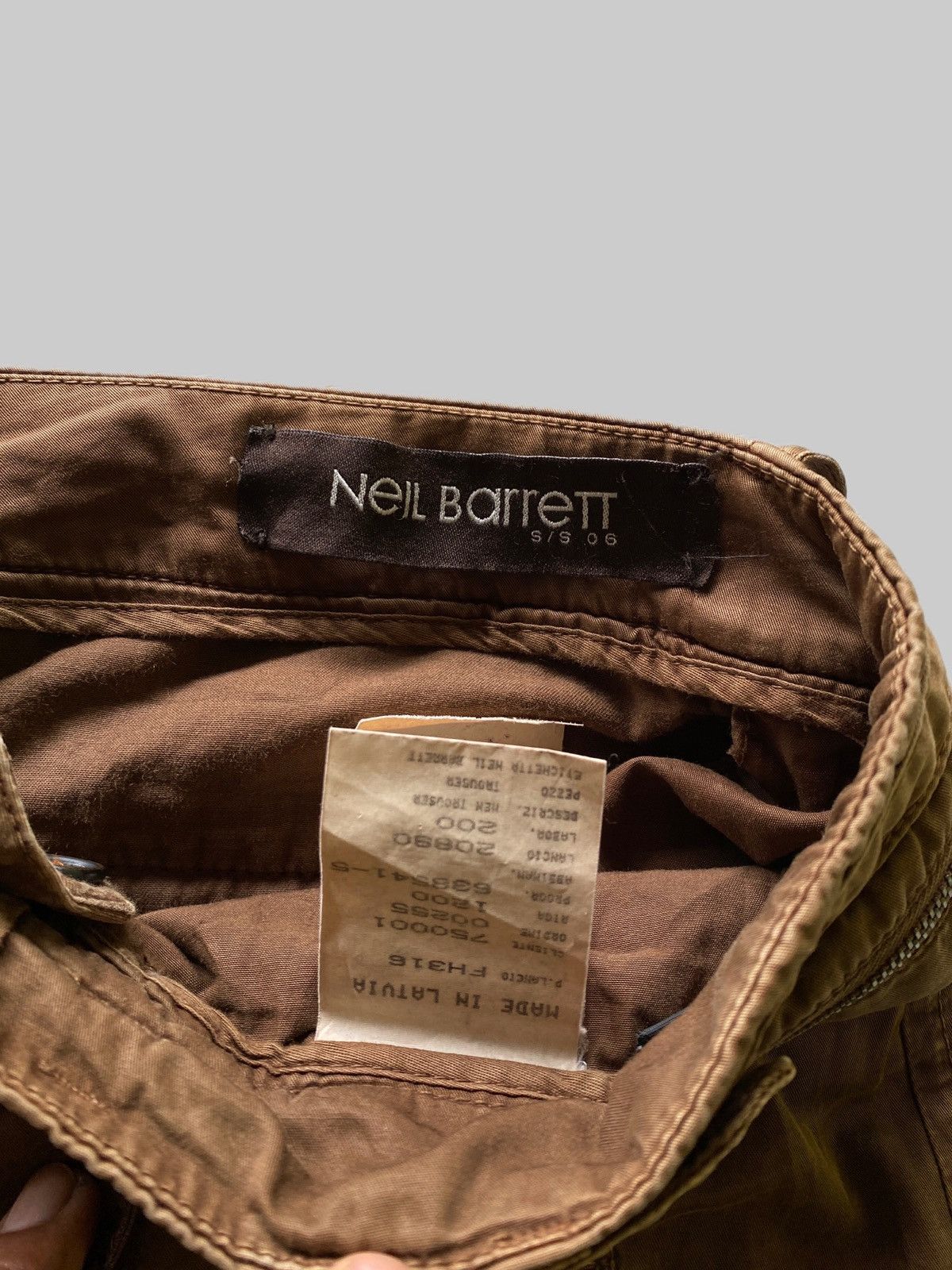 Neil Barrett Archives❗️S/S2006 Neil Barrett Cargo Pants Size US 32 / EU 48 - 3 Thumbnail