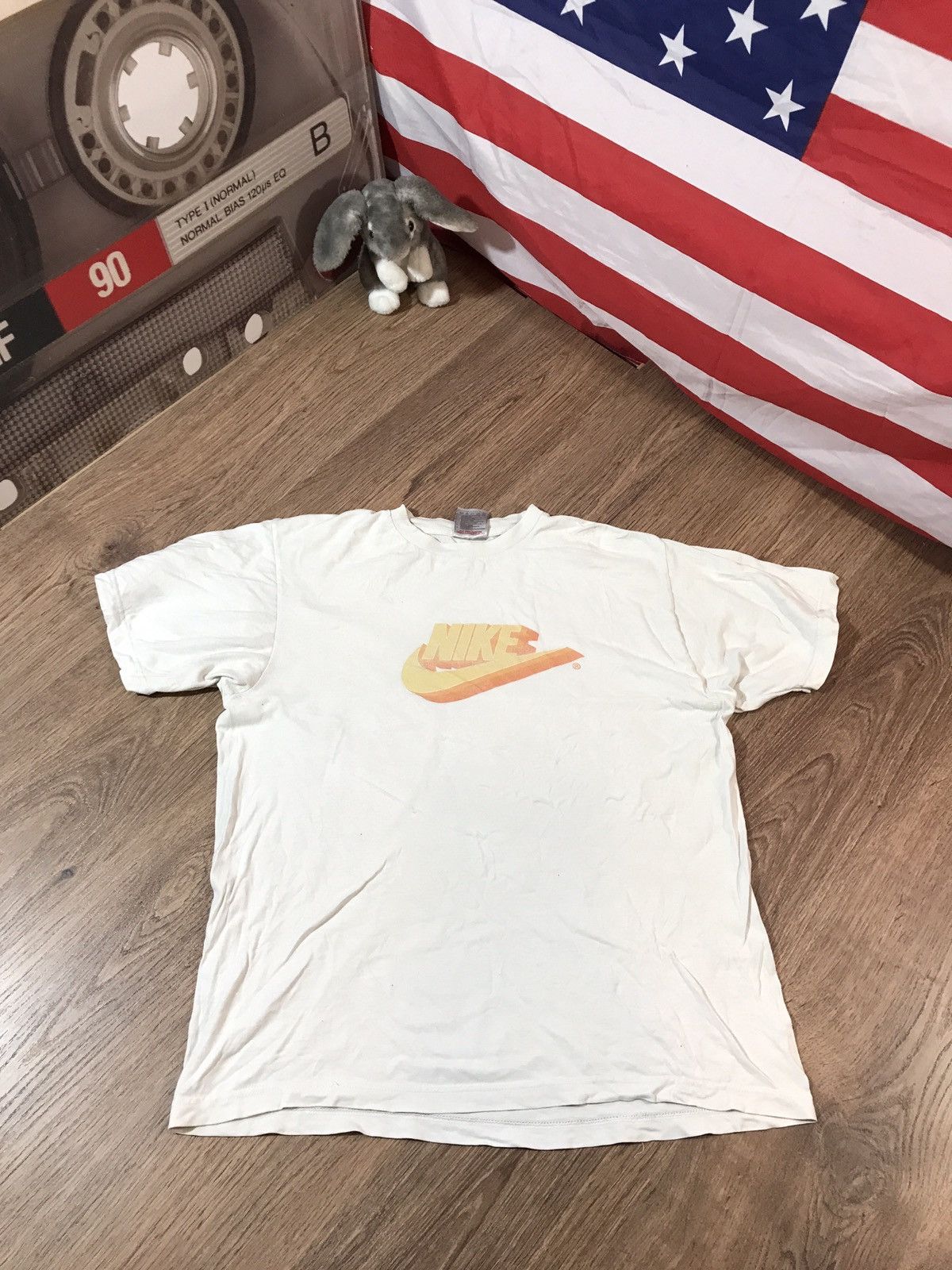 Vintage Vintage distressed t shirt Nike 90s Size US M / EU 48-50 / 2 - 1 Thumbnail