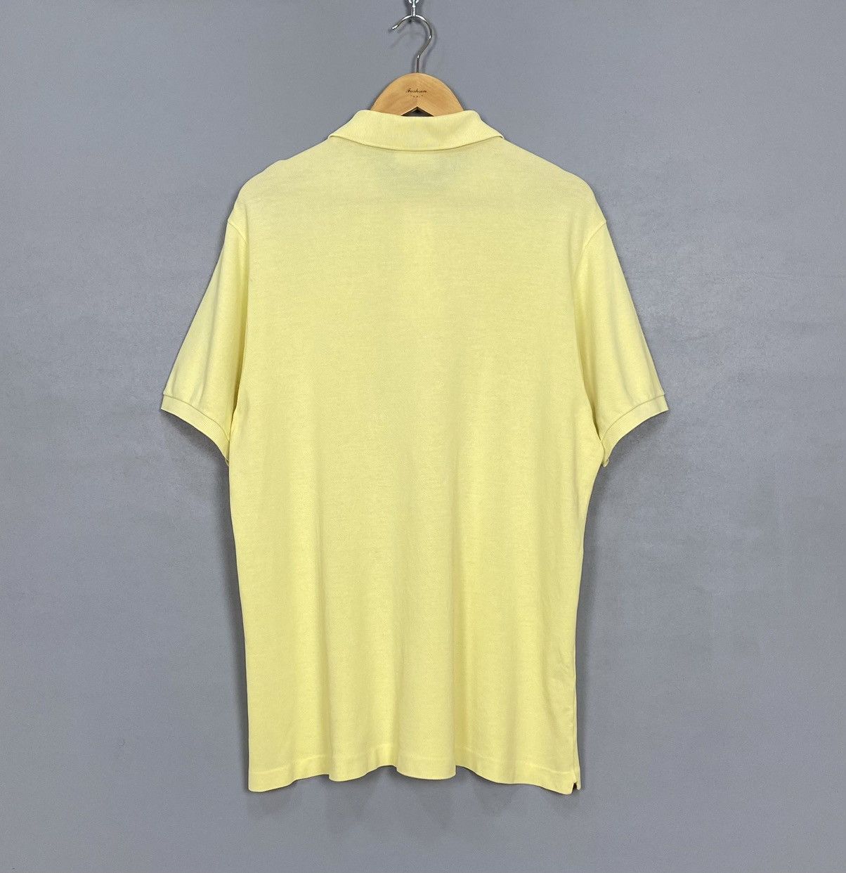 Lacoste Vintage Lacoste Chemise Polo Shirt Size XXL Yellow Top Logo Size US XXL / EU 58 / 5 - 7 Thumbnail