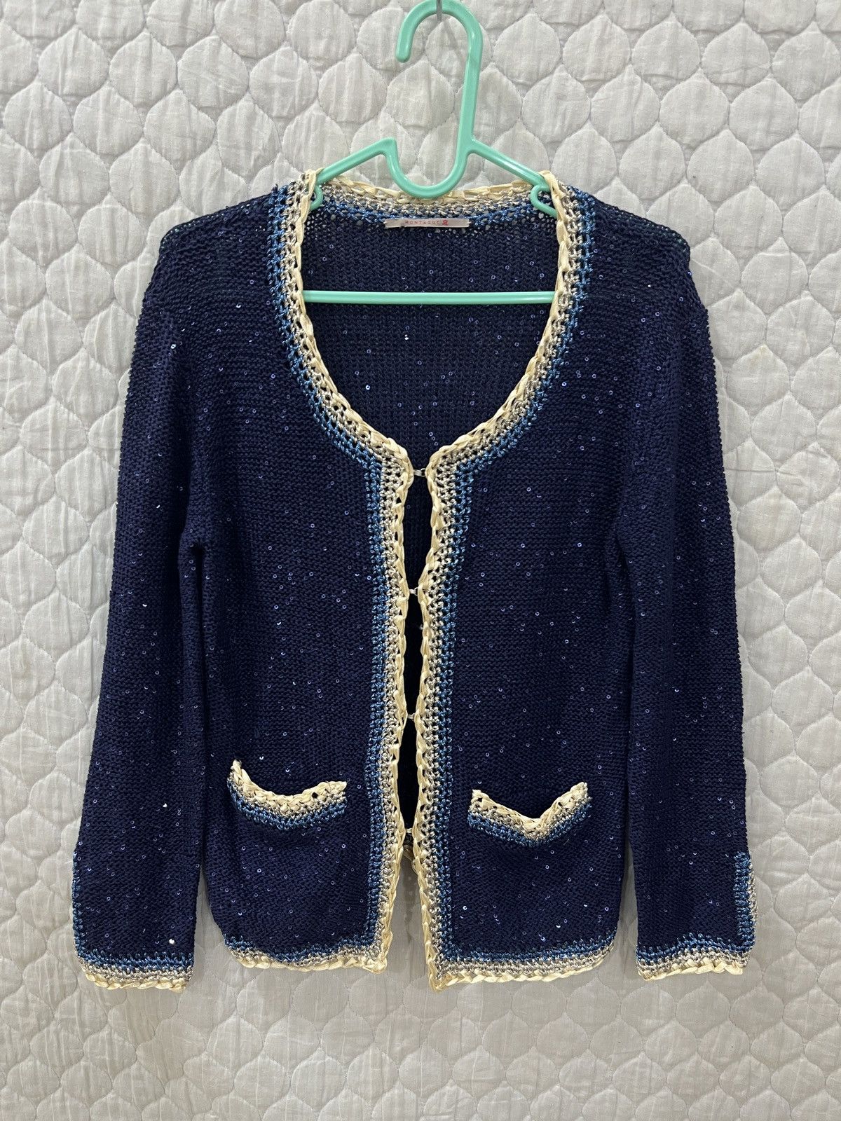 Montagut × Vintage (Qqqq). MONTAGUT CARDIGAN Size S / US 4 / IT 40 - 1 Thumbnail