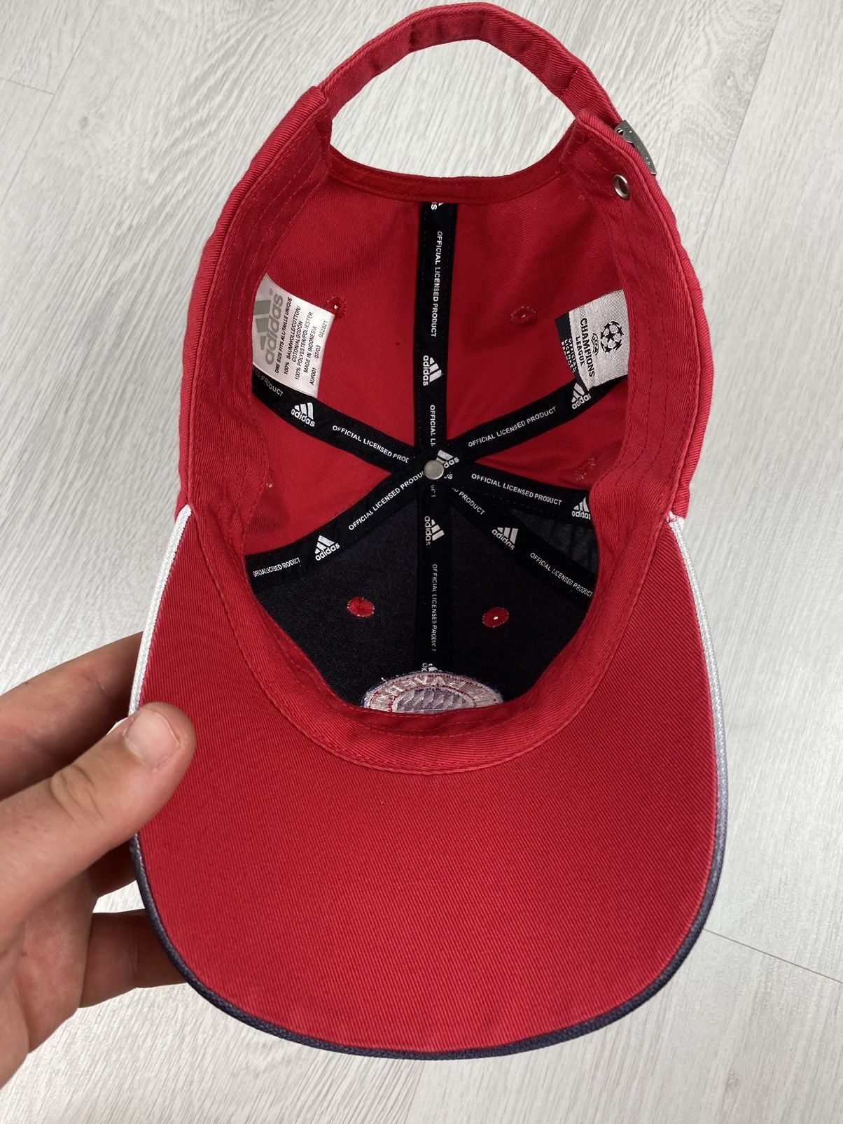 Vintage Bayern Munich Cap Hat 2003 Adidas Barcelona Borussia PSG Size ONE SIZE - 7 Thumbnail