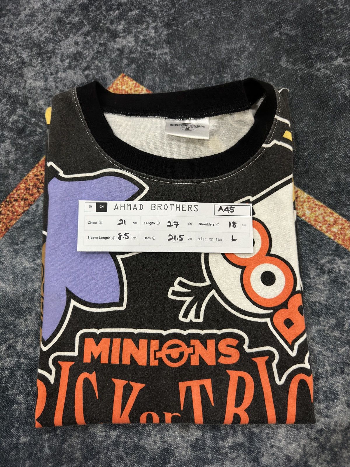 Cartoon Network Minion x Universal Studios Japan Fullprint Tshirt A45 Size US M / EU 48-50 / 2 - 15 Thumbnail