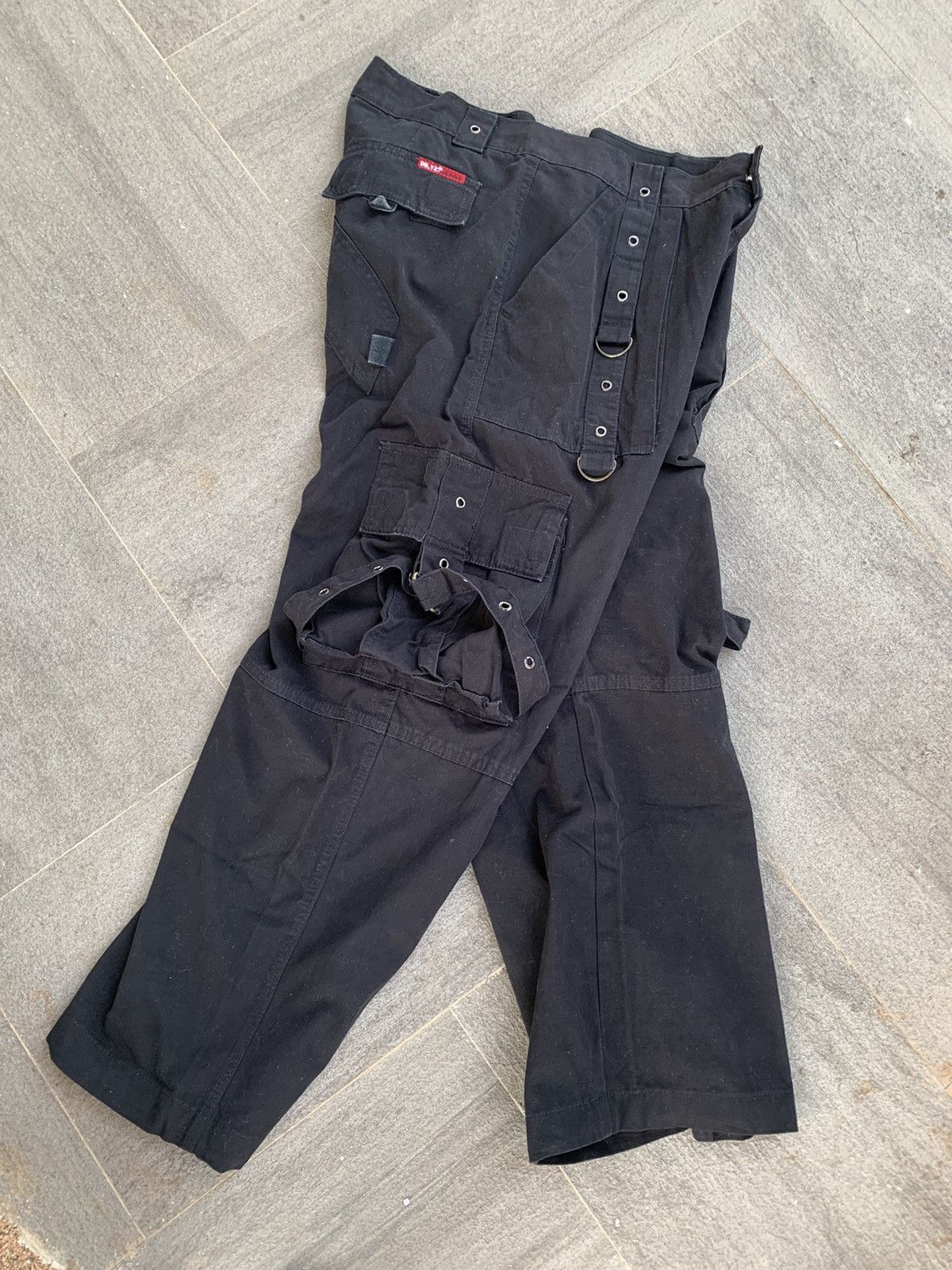 Japanese Brand DBYZ Jeans Wear Baggy Cargo Pants Size US 33 - 2 Thumbnail