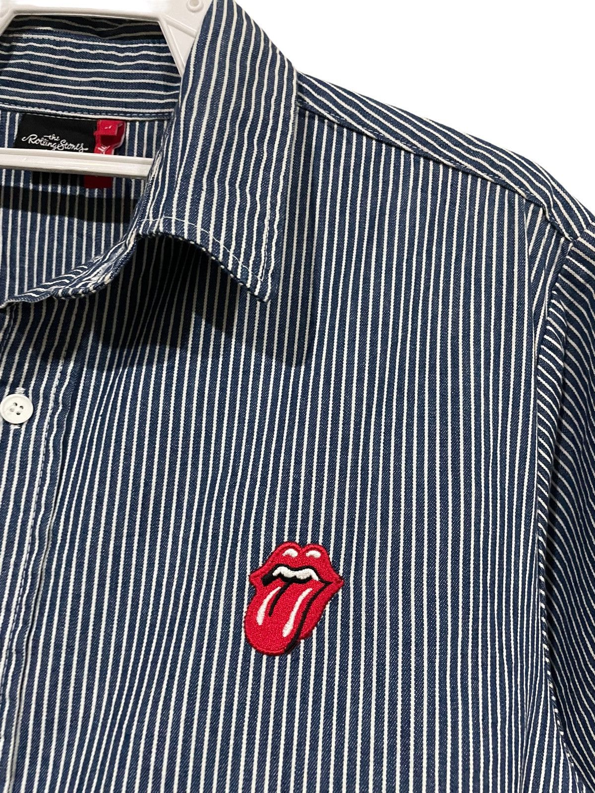 The Rolling Stones The Rolling Stones Hickory Stripe Wabash Workwear Shirt Size US M / EU 48-50 / 2 - 9 Thumbnail