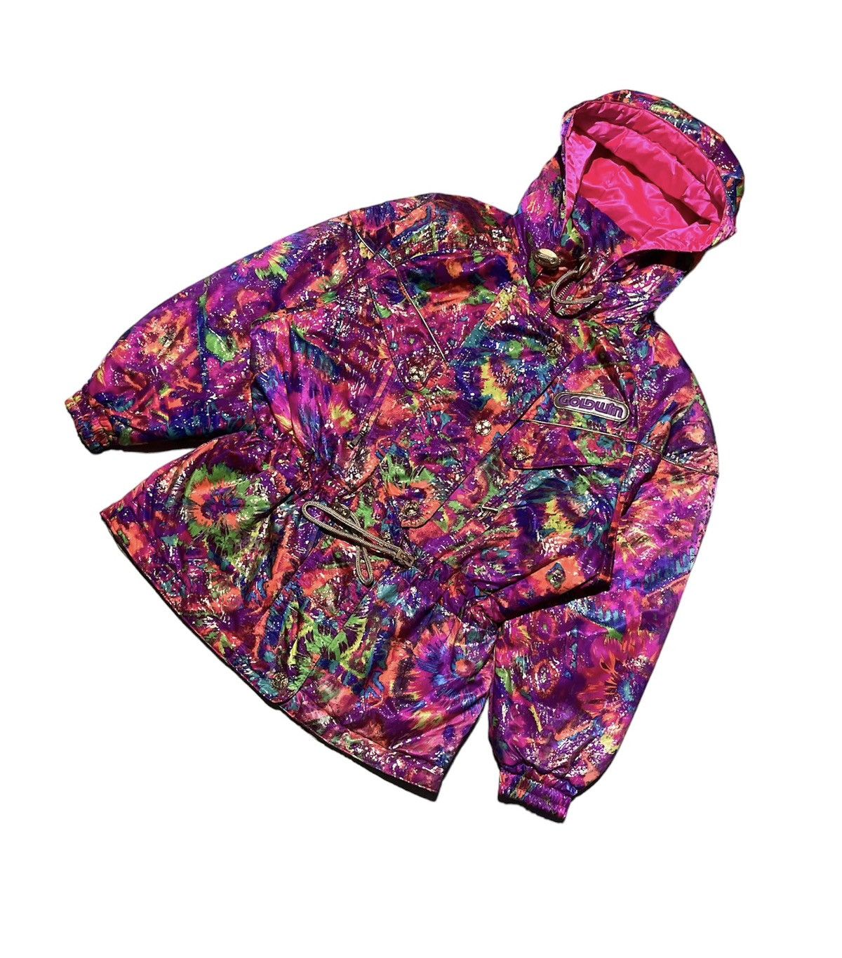 Goldwin × Vintage Vintage Goldwin Multicolour Ski Wear Hood Jacket Size S / US 4 / IT 40 - 5 Thumbnail