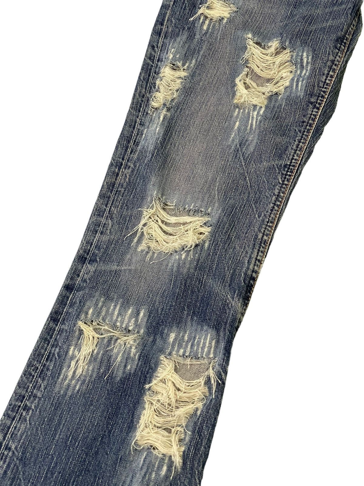 Edwin Flare Jeans Edwin Japan Distress Low Rise Boot Cut 6🟦1 Size US 31 - 6 Thumbnail