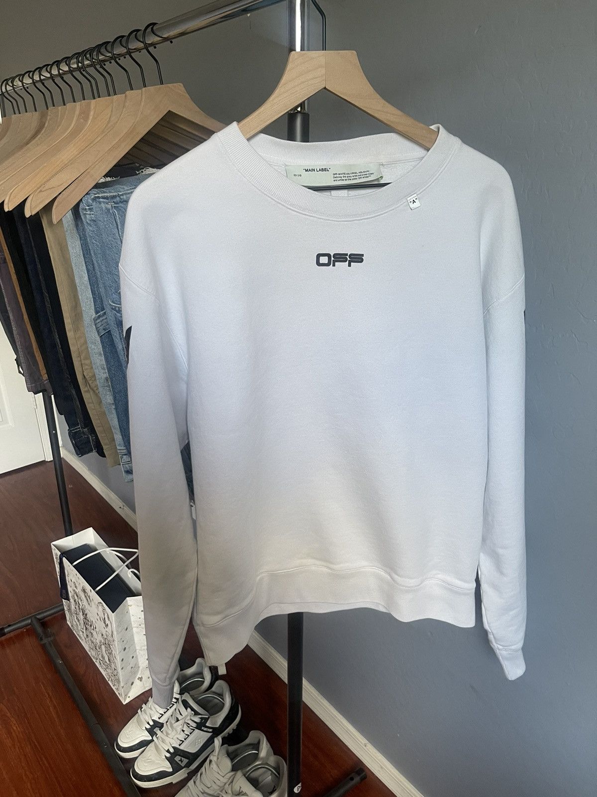 Image of Off White Off-White Sweatshirt, Men's (Size XL)