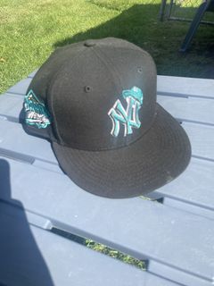 Miami Marlins Majestic Color Fade Snapback Hat - Black