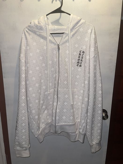 Chrome Hearts Plus Cross Allover Print Hoodie