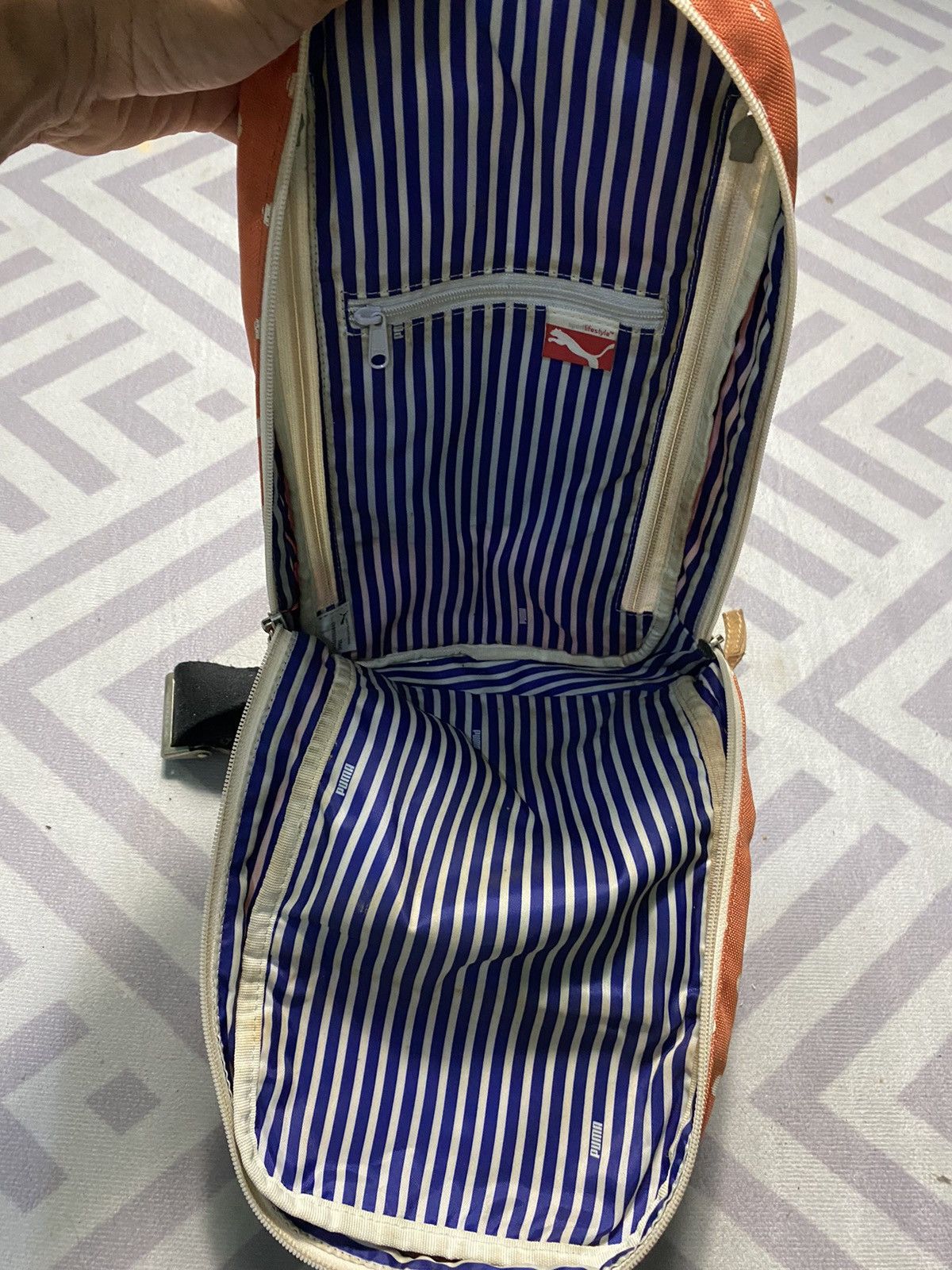 Puma × Vintage Vintage PUMA Sling Bag Backpack Bagpack Size ONE SIZE - 12 Thumbnail