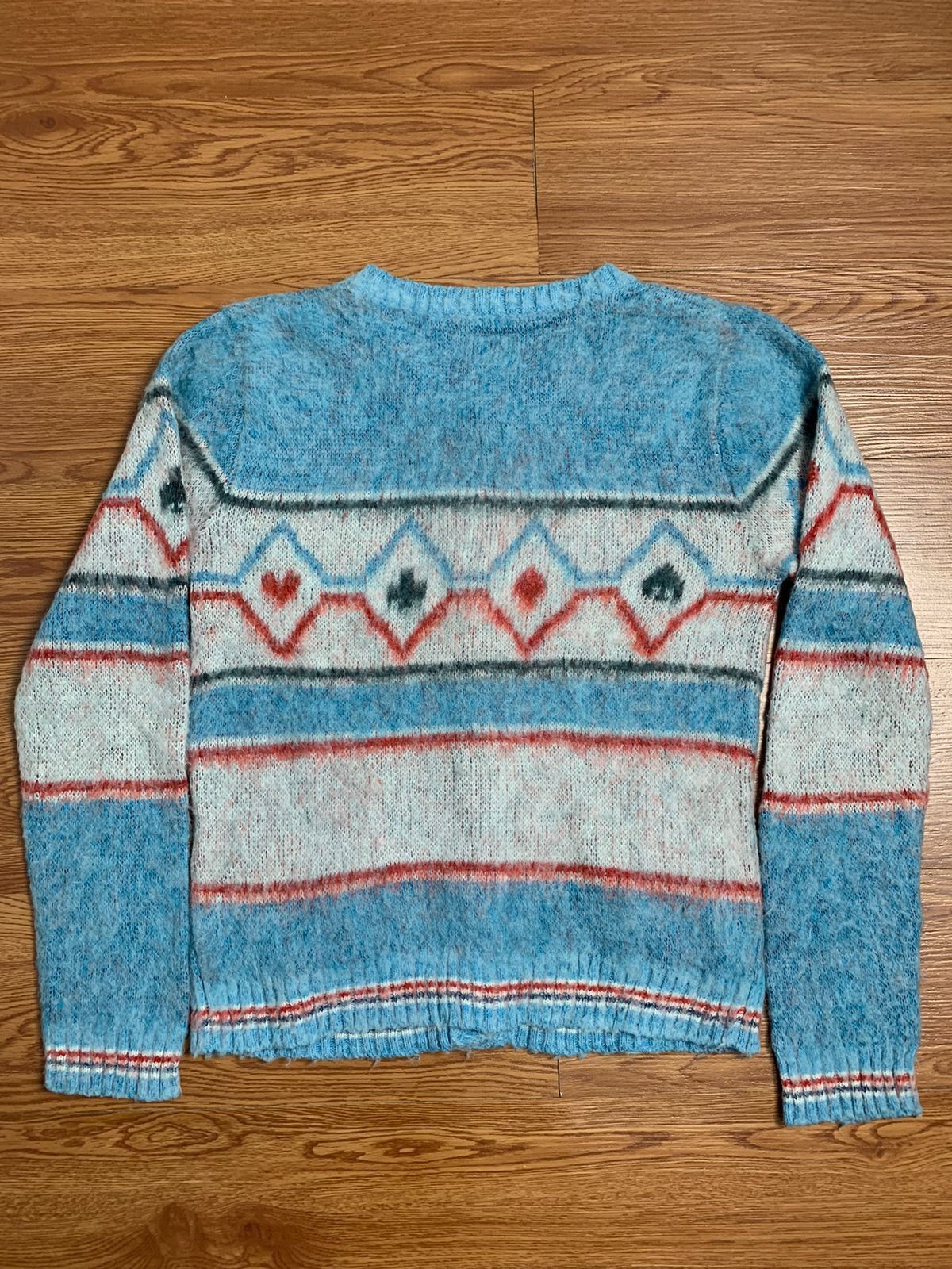 Hysteric Glamour 80s Hysteric Glamour Mohair Trump Card Pattern Cardigan Size US S / EU 44-46 / 1 - 5 Thumbnail