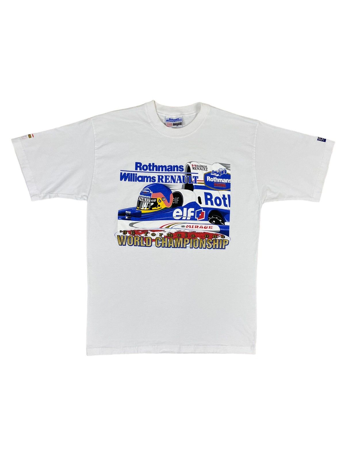 Vintage Vintage 90s Rothmans Williams Renault F1 Driver tshirt | Grailed