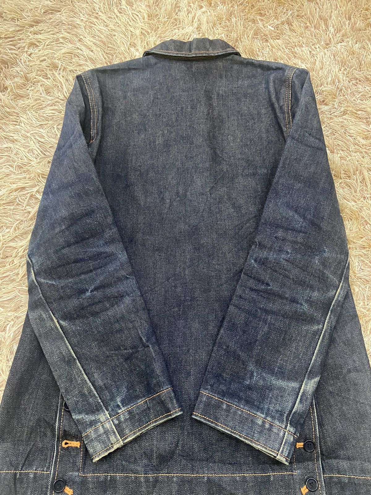 Other Bulle De Savon Japanese Brand Raw Denim Jacket Size M / US 6-8 / IT 42-44 - 10 Thumbnail