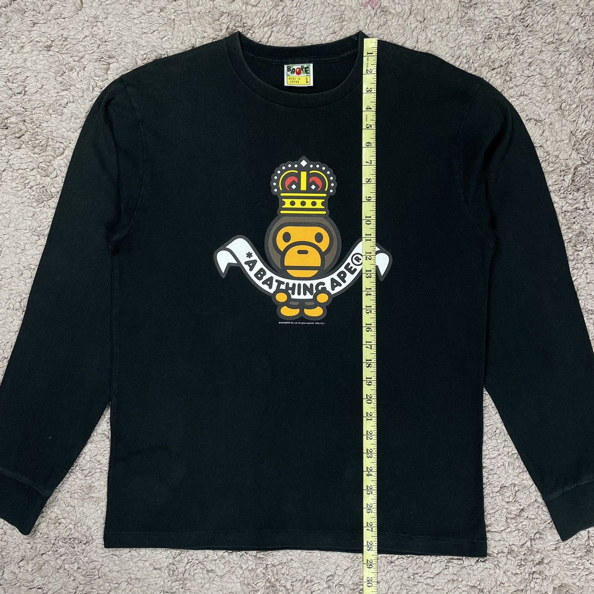 Bape Baby Milo Crown L/S Tee Size US L / EU 52-54 / 3 - 14 Thumbnail