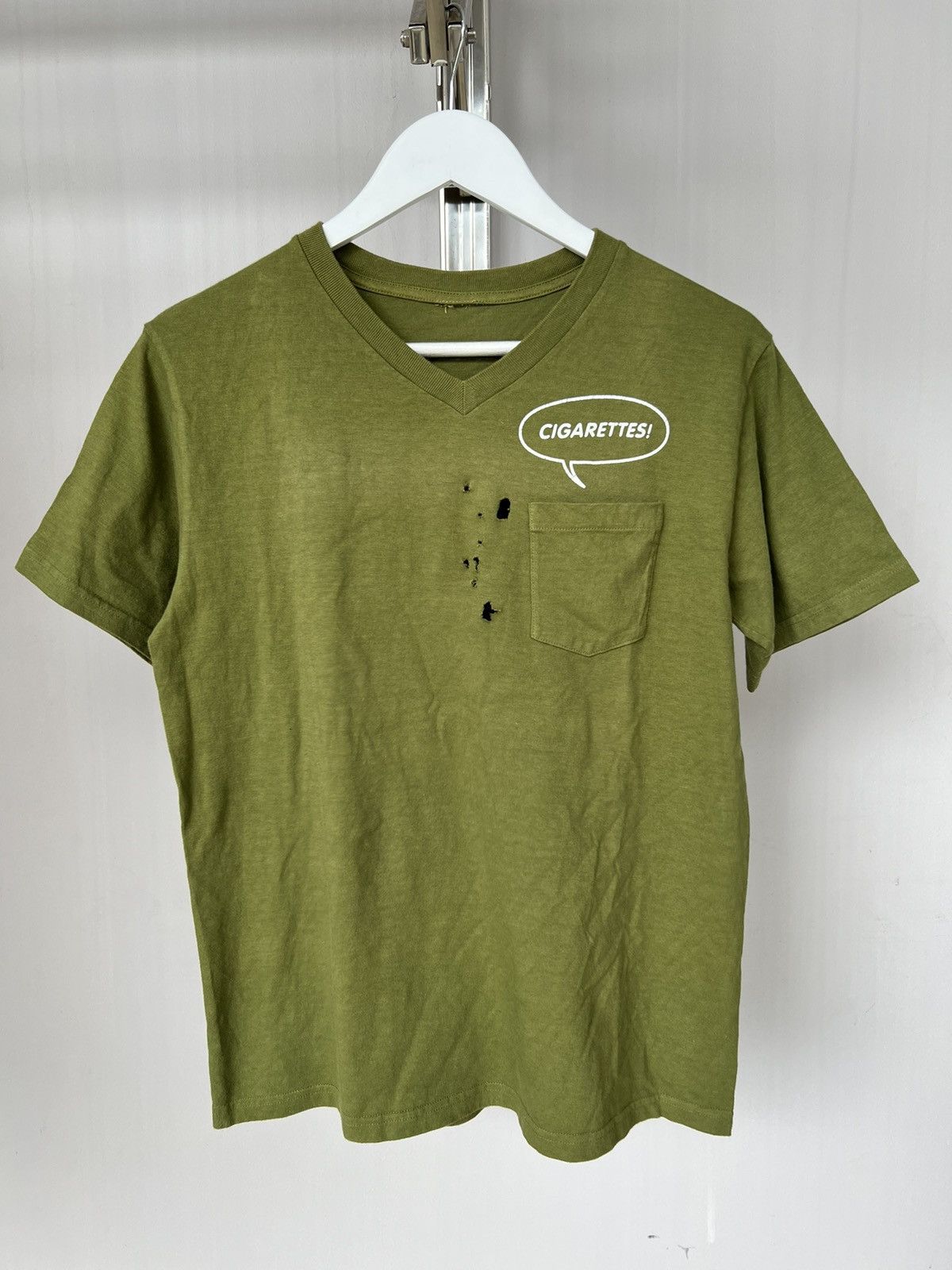 NUMBER NINE VINTAGE distress cigarettes T-shirt