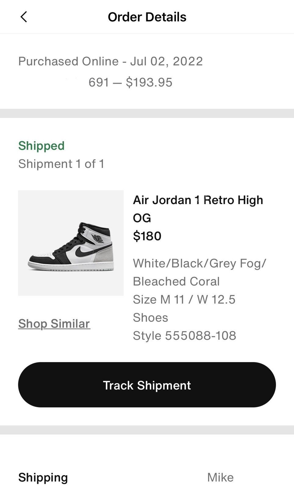 Jordan Brand Jordan 1 High Stage Haze Size US 11 / EU 44 - 9 Thumbnail