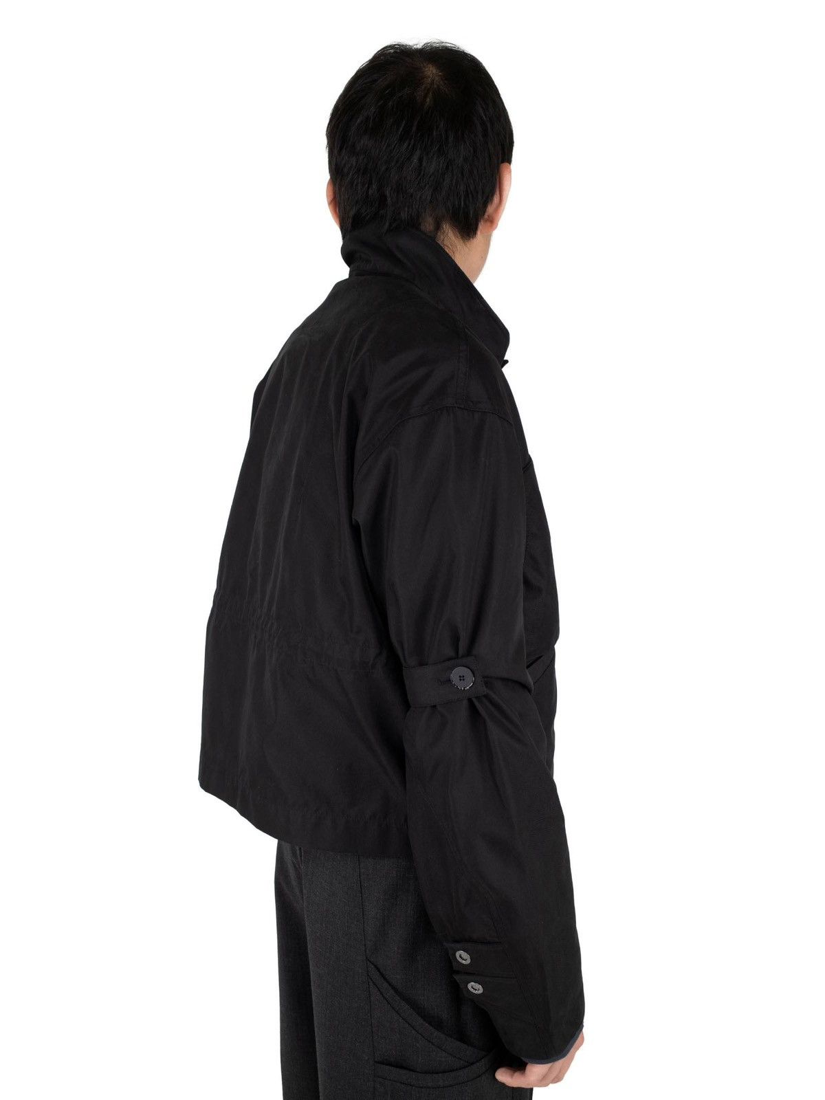Kiko Kostadinov Meno cropped jacket black | Grailed
