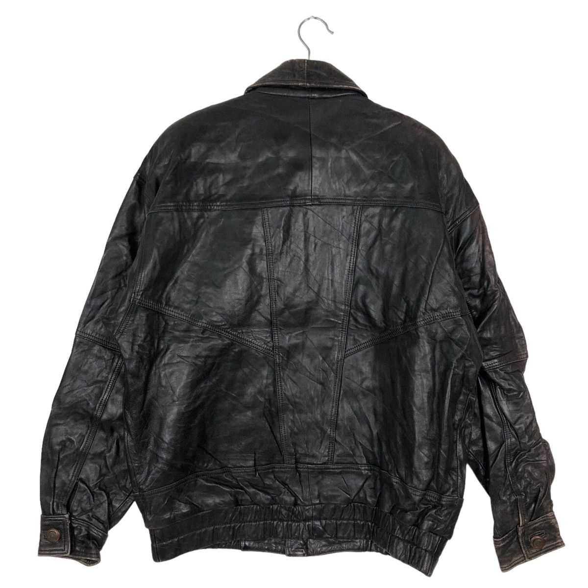 Japanese Brand VINTAGE BOMBER LEATHER JACKET HARAJUKU MOTHER Size US M / EU 48-50 / 2 - 7 Thumbnail