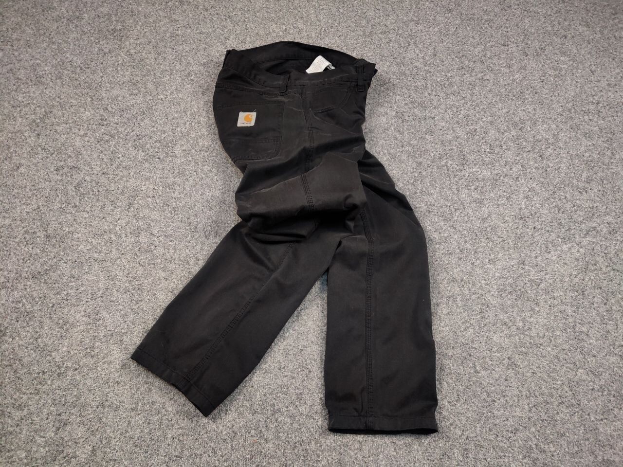 Carhartt Vintage 90's Carhartt Skill Faded Black Logo Pants Hype Size US 31 - 2 Thumbnail