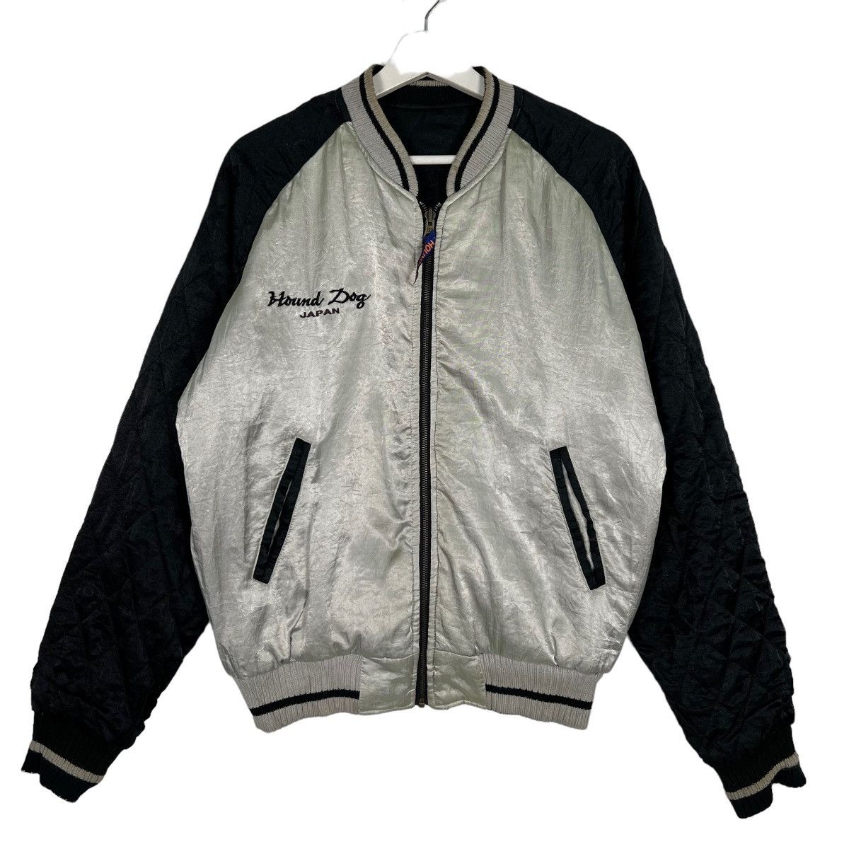 Japanese Brand 💥 PAZZOS REVERSIBLE EMBROIDERY SUKAJAN JACKET Size US L / EU 52-54 / 3 - 6 Thumbnail