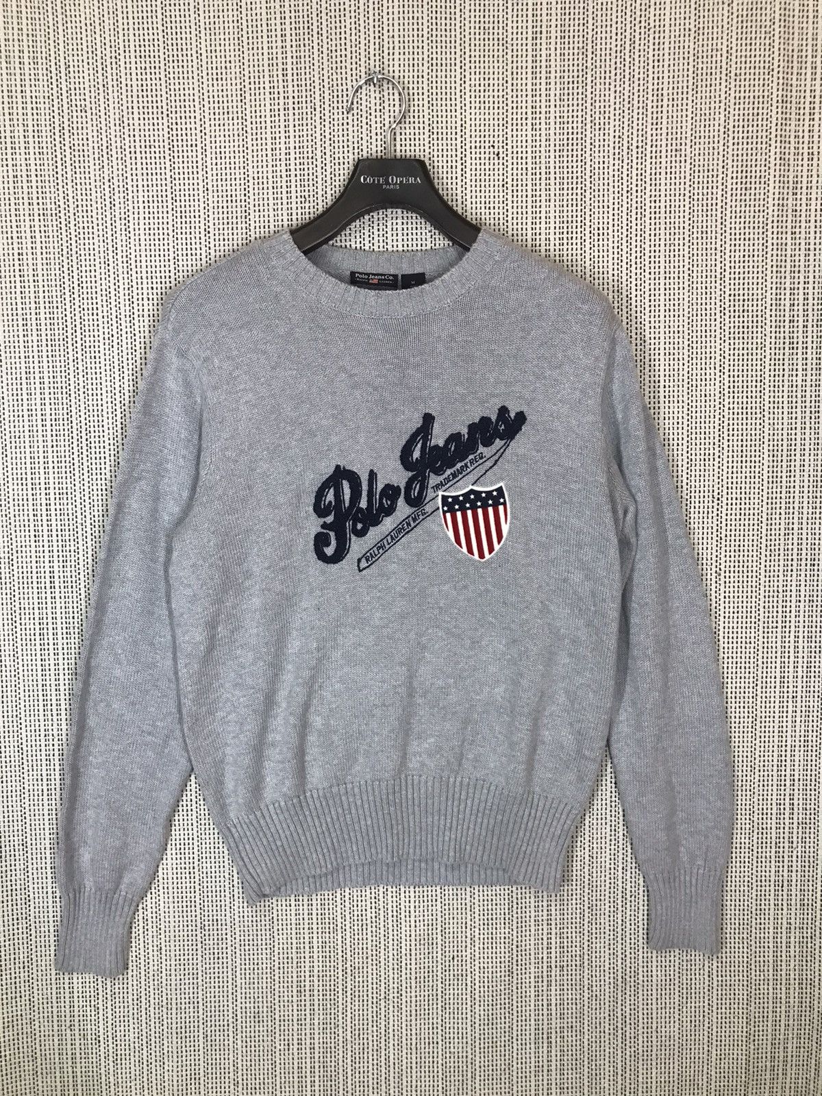 Polo Ralph Lauren × Ralph Lauren × Vintage ‼️POLO JEANS BY POLO RALPH LAUREN KNIT SWEATER‼️ Size US M / EU 48-50 / 2 - 1 Thumbnail
