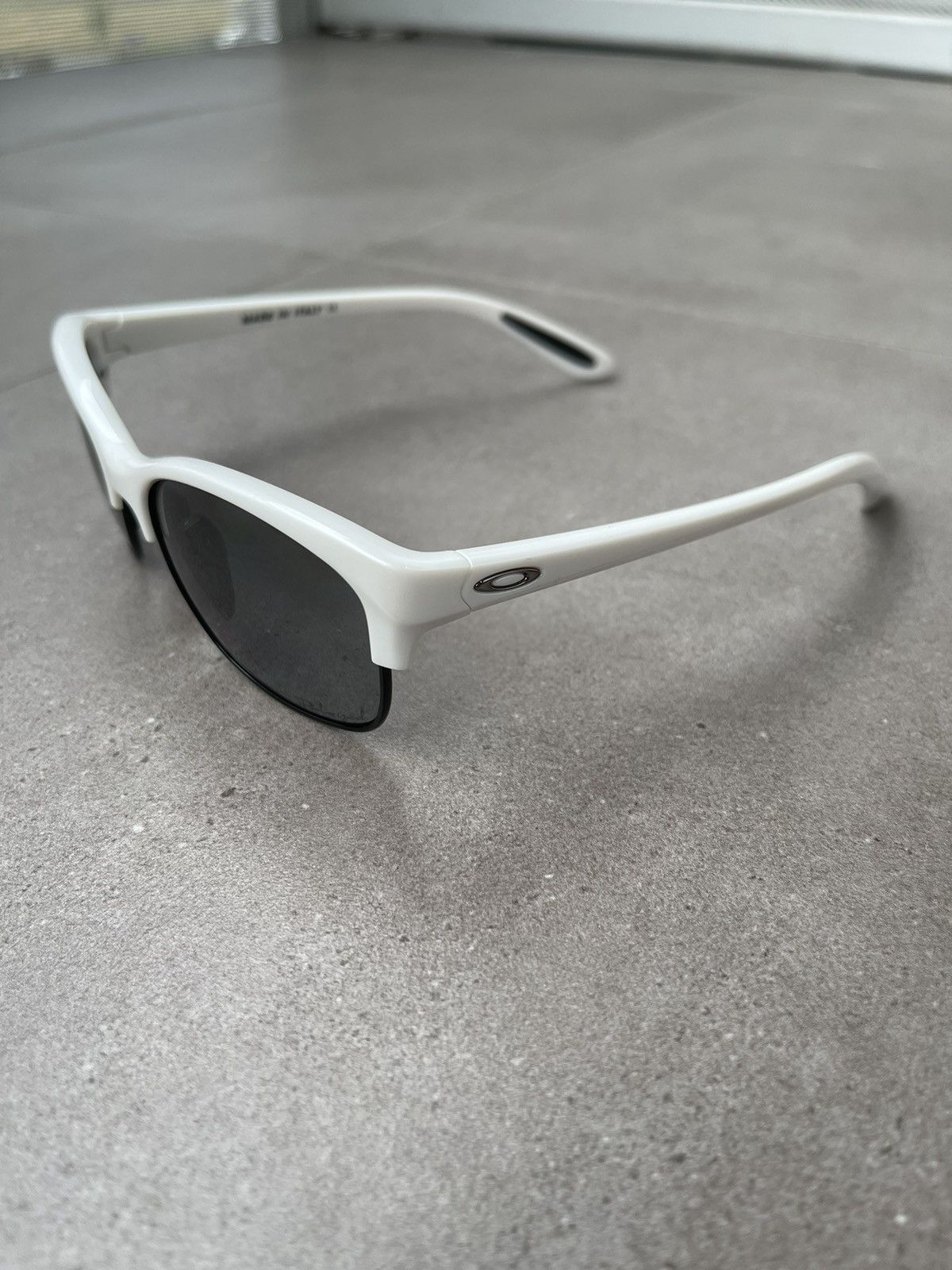 Oakley Oakley OO9204-05 "RSVP" White Black Sunglasses Size ONE SIZE - 5 Thumbnail