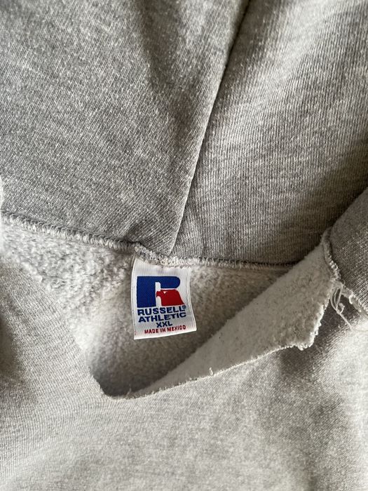 Vintage Vintage Grey Blank Russel Hoodie | Grailed