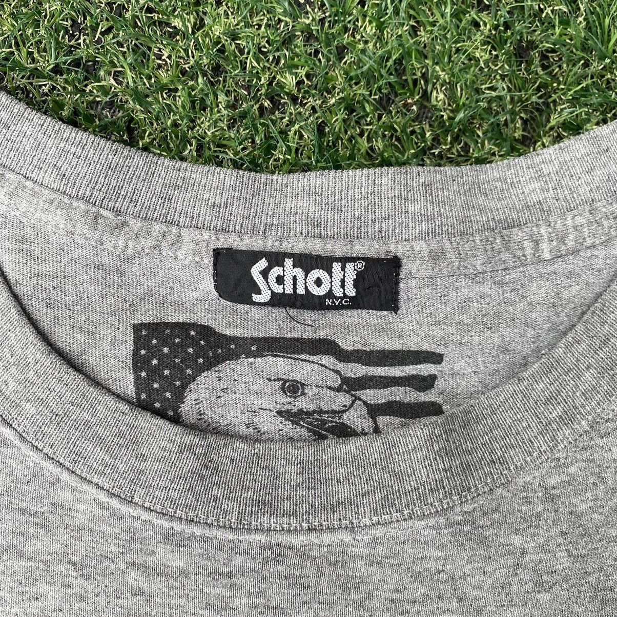 Schott Vintage Y2K Schott NYC HOOKUPS ERD GRUNGE TEE Size US L / EU 52-54 / 3 - 4 Thumbnail