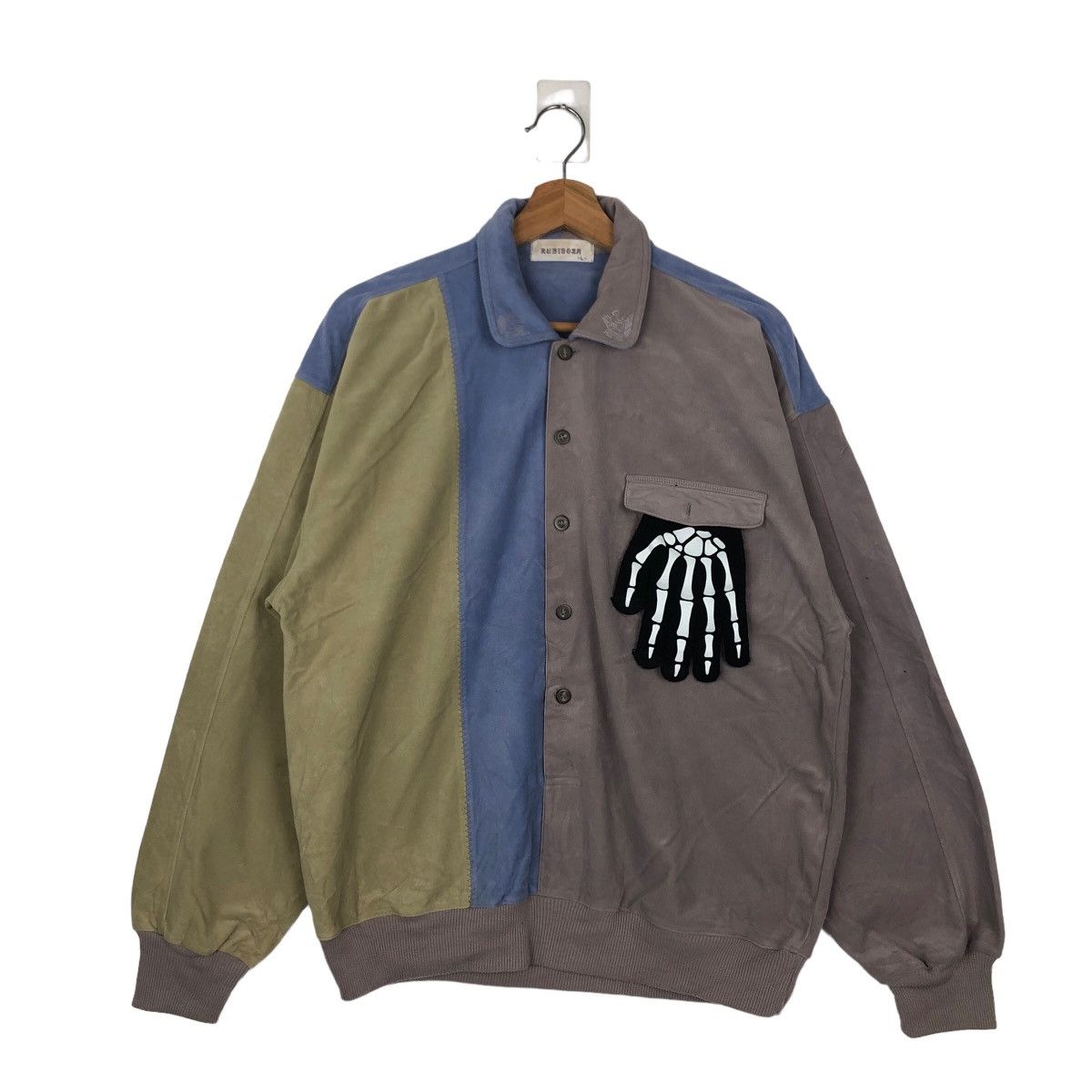 Japanese Brand VINTAGE RUBINOZA SWEATSHIRT COLLAR COLLAGE BIG LOGO JAPAN Size US L / EU 52-54 / 3 - 1 Thumbnail