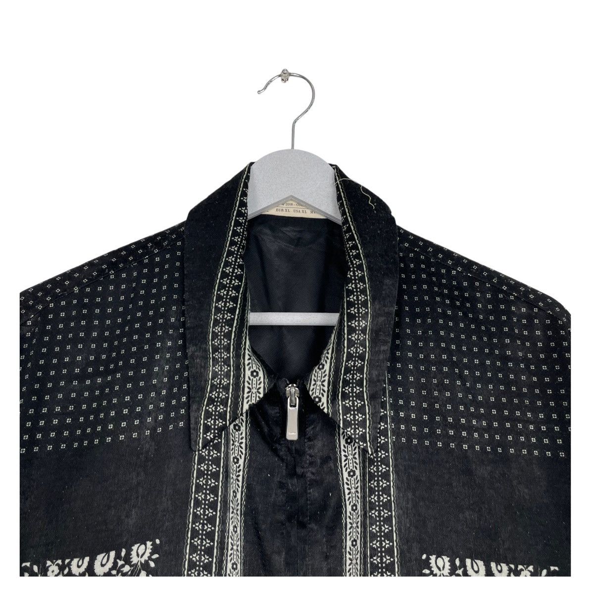 Japanese Brand STEAL💥ZARA PAISLEE PRINTED CHICANOS STYLE JACKET Size US XL / EU 56 / 4 - 4 Thumbnail