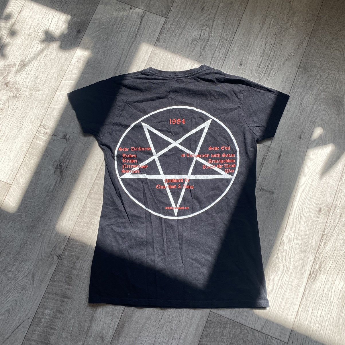 Band Tees VINTAGE BATHORY BLACK METAL BAND PENTAGRAM T SHIRT Size L / US 10 / IT 46 - 2 Thumbnail