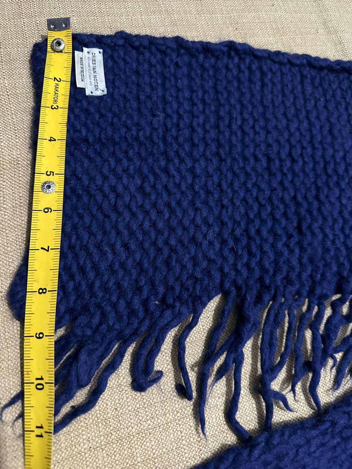 Dries Van Noten Dries Van Noten Fringe Wool Scarf Size ONE SIZE - 9 Thumbnail