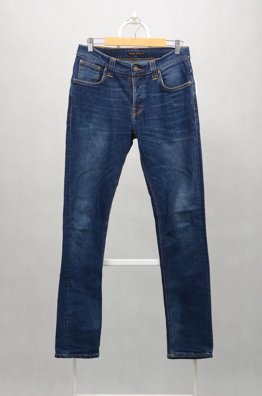 Nudie Jeans Nudie jeans denim jeans grim tim crosshatch worn size 31 Size US 31 - 3 Thumbnail