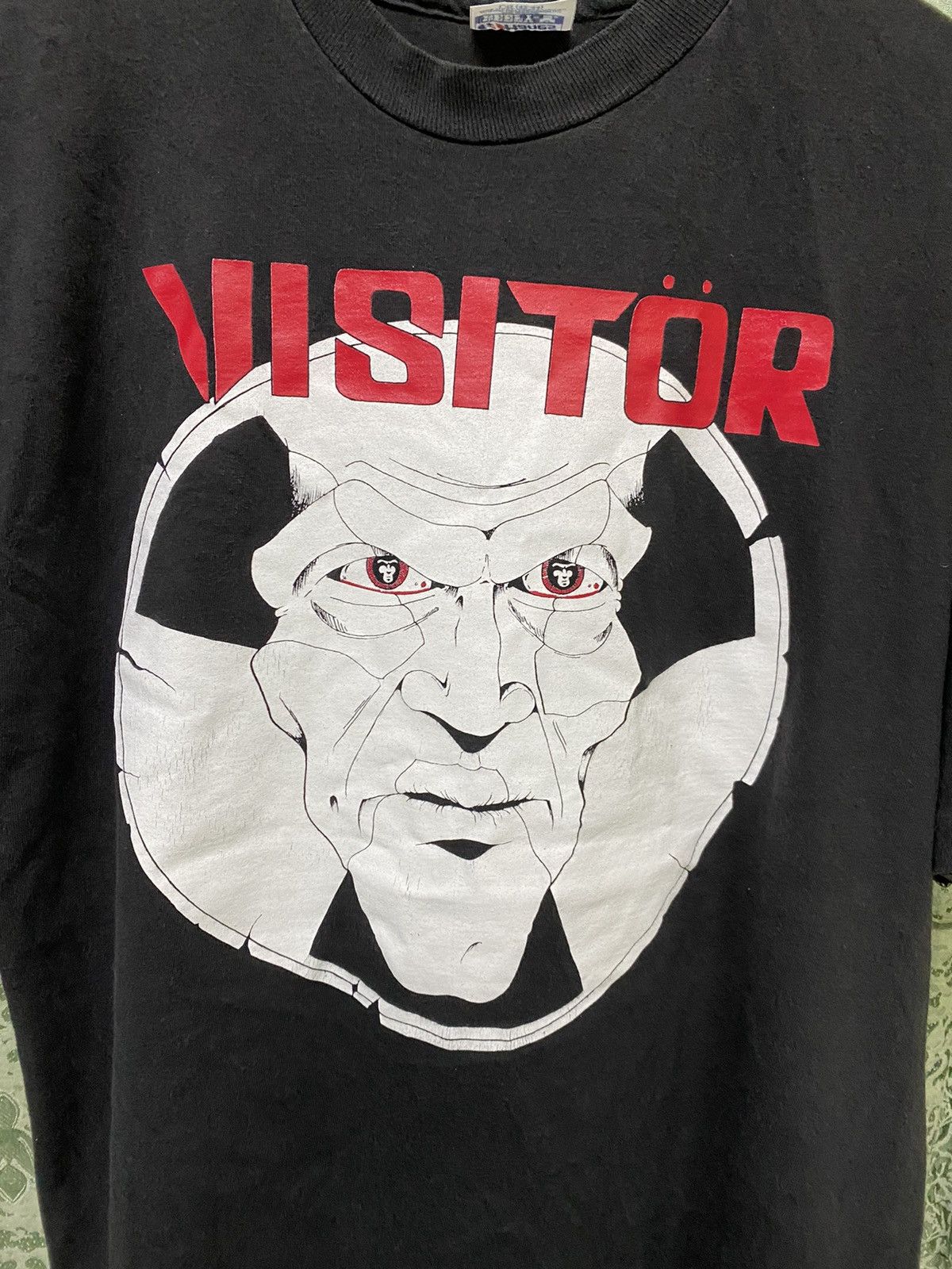 Band Tees × Vintage Rare vintage Visitor Trash Metal Band Shirt Size US L / EU 52-54 / 3 - 3 Thumbnail