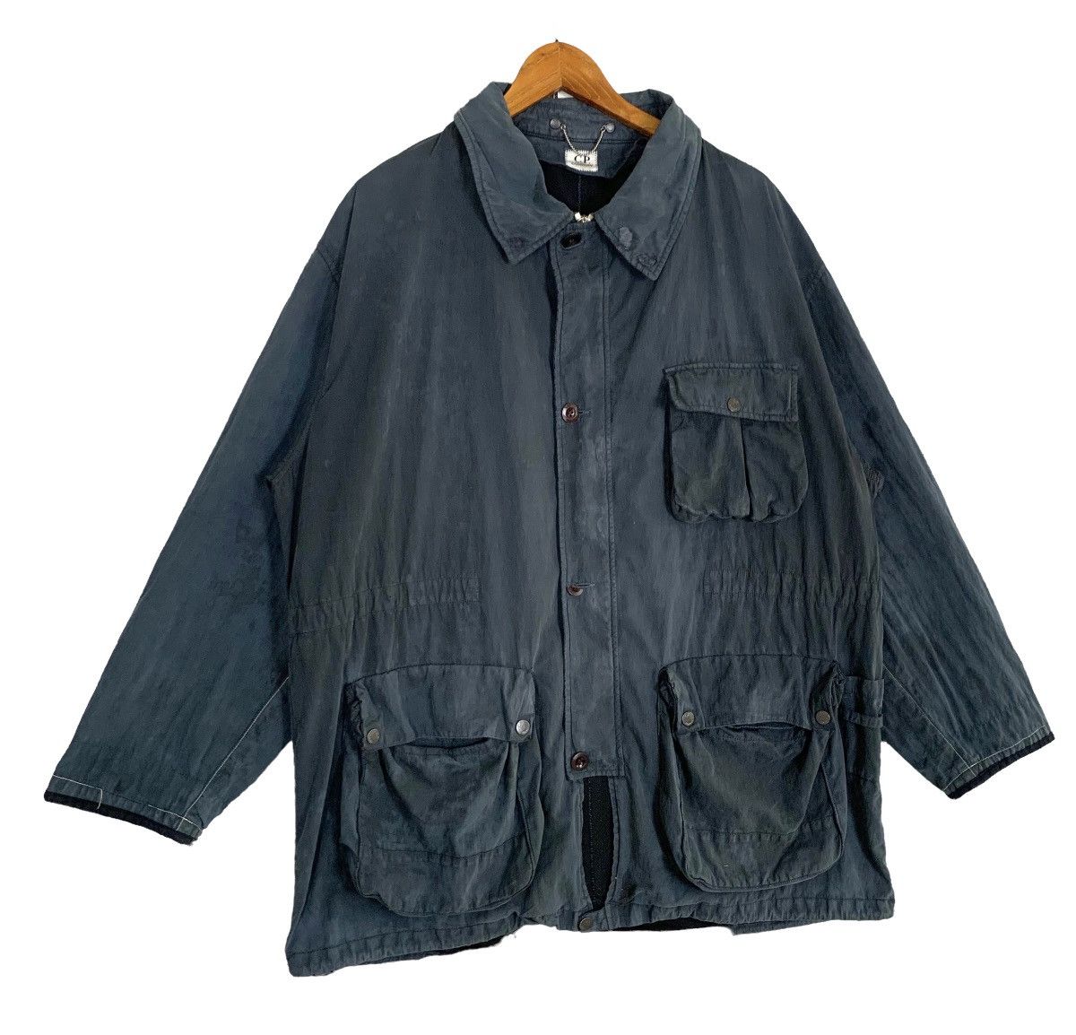 C.P. Company Vintage 90s CP Company Faded Black Jacket Size L Size US L / EU 52-54 / 3 - 3 Thumbnail