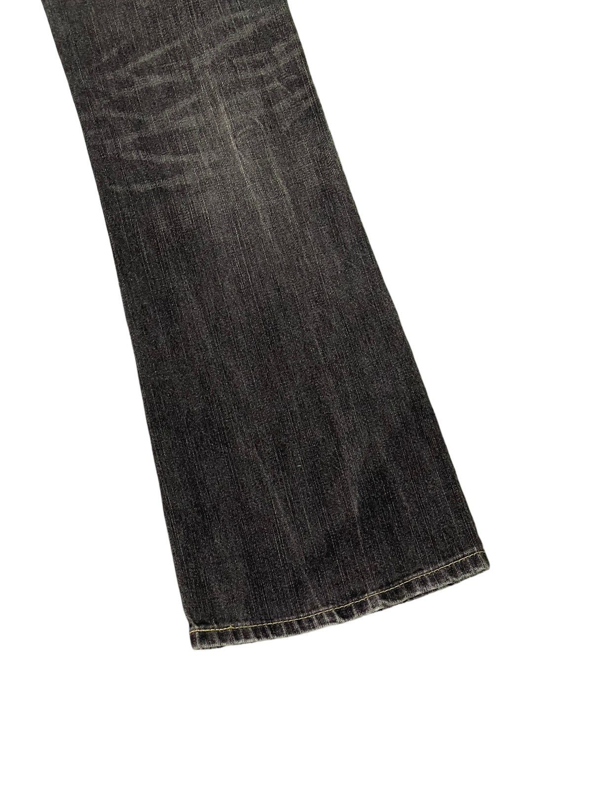 Japanese Brand Flare Jeans Wrangler Japan Distress Faded Boot Cut 6🟦1 Size US 29 - 13 Thumbnail