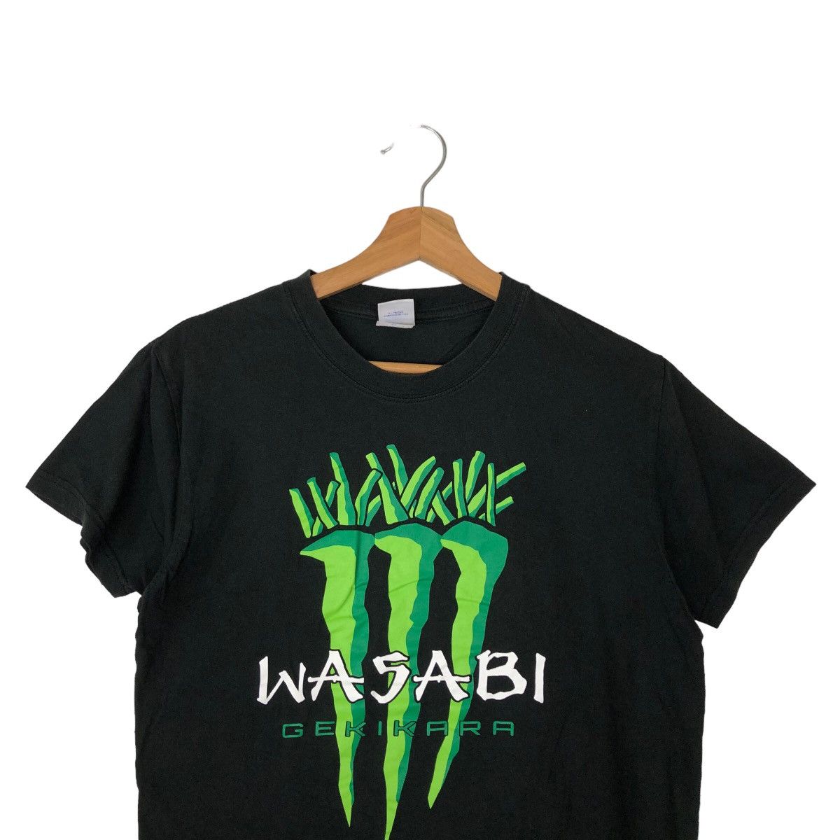 Japanese Brand VINTAGE PUNK DESIGN T-SHIRT PROMOTE WASABI GEKIKARA Size US M / EU 48-50 / 2 - 2 Thumbnail
