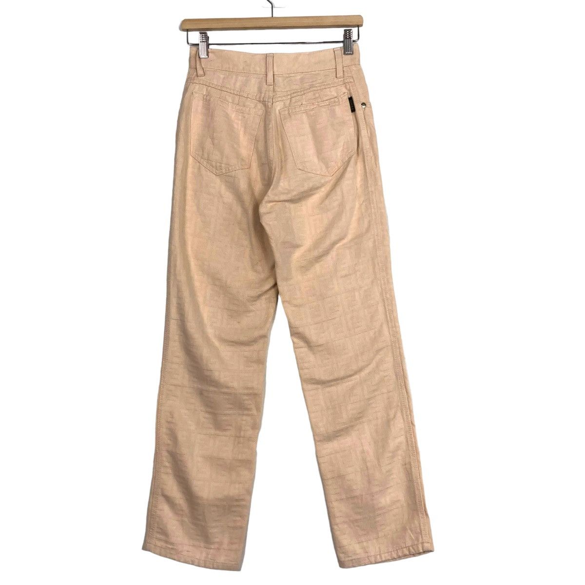 Fendi × Vintage 💥VINTAGE FENDI FF ZUCCA MONOGRAM COTTAN PANT Size 28" / US 6 / IT 42 - 7 Thumbnail